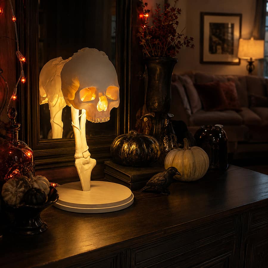 Ossuary Skull Lamp