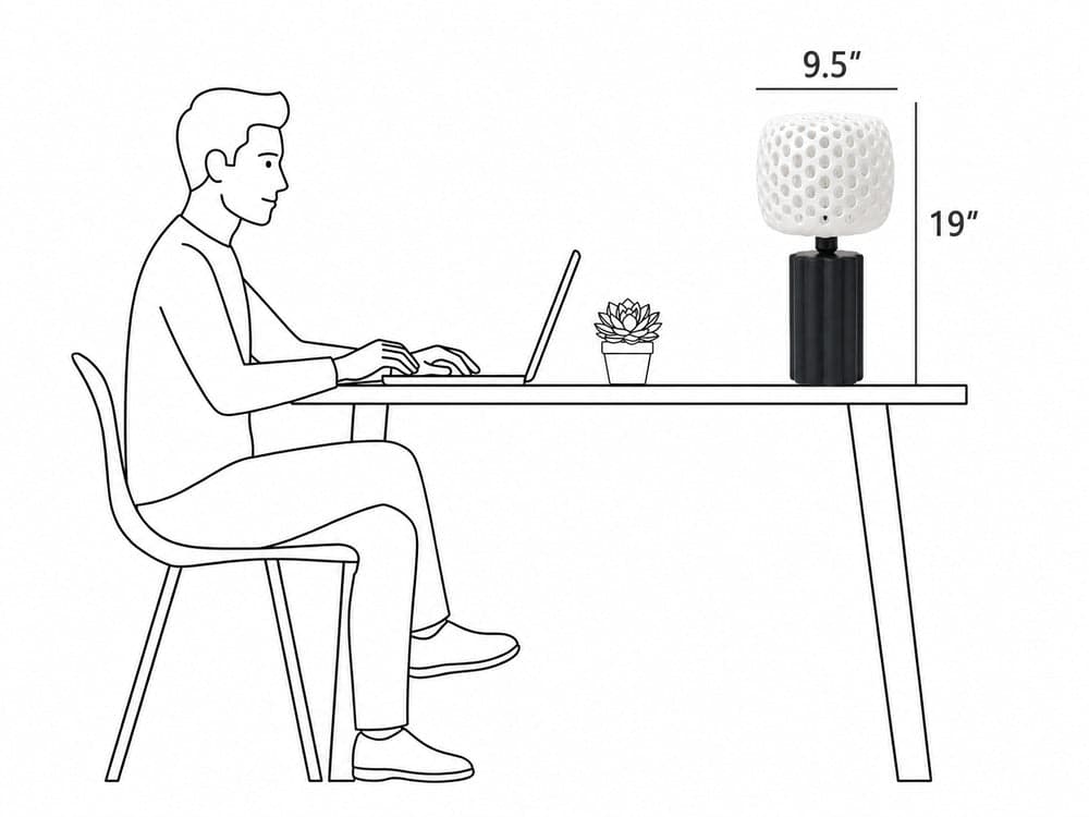 Aspella Rib Table Lamp