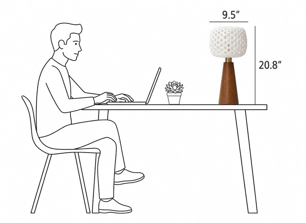 Aspella Cone Table Lamp