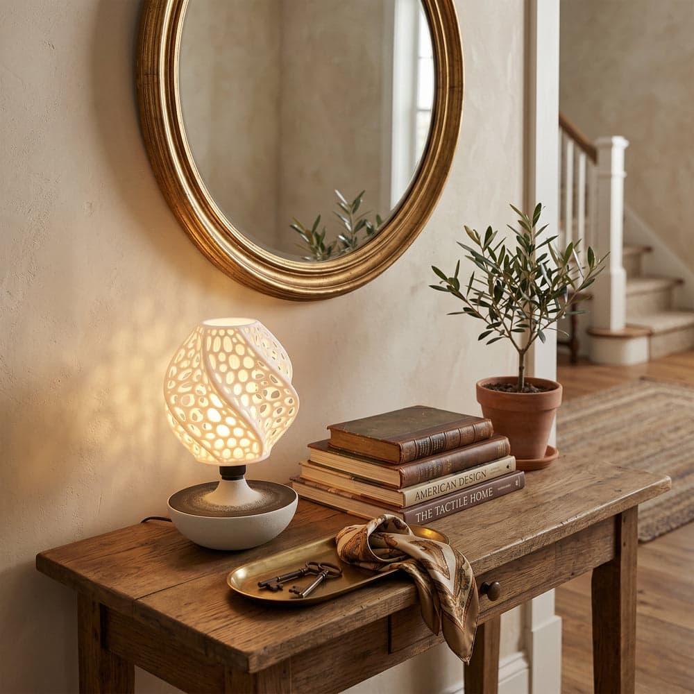 Fractis Crater Table Lamp