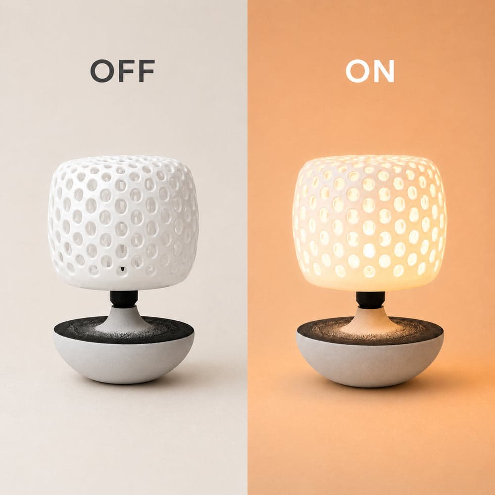 Aspella Crater Table Lamp