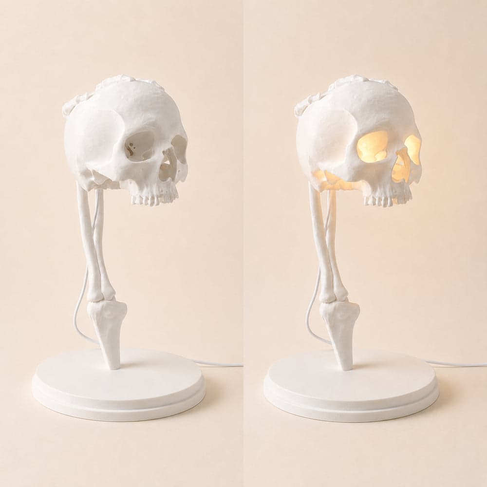 Ossuary Skull Lamp