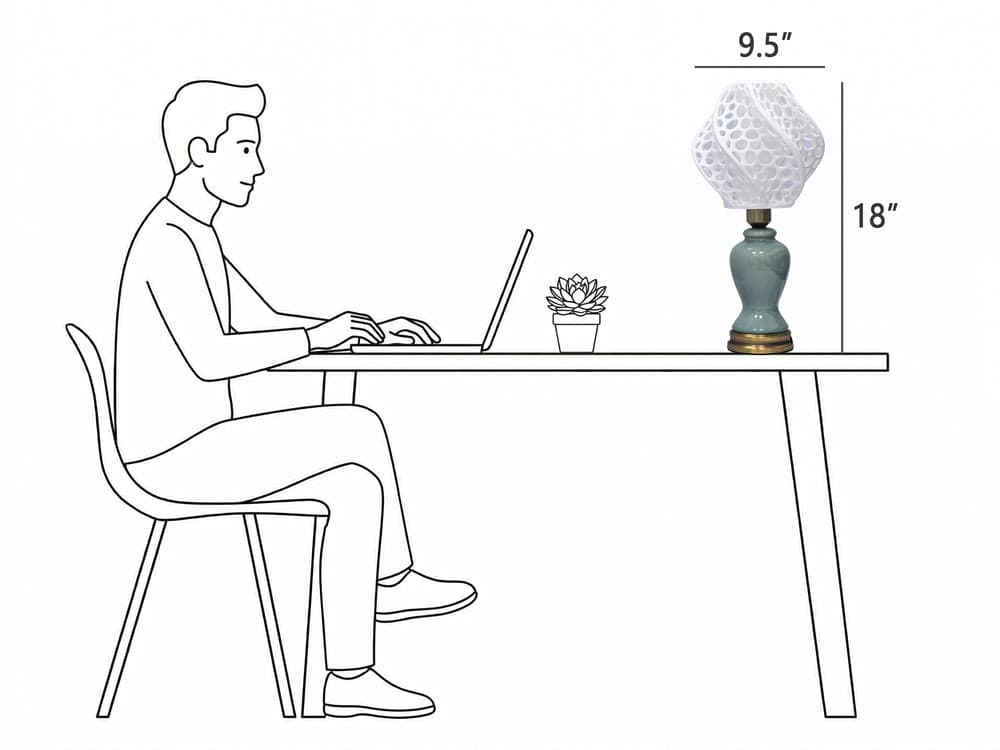 Fractis Curve Table Lamp