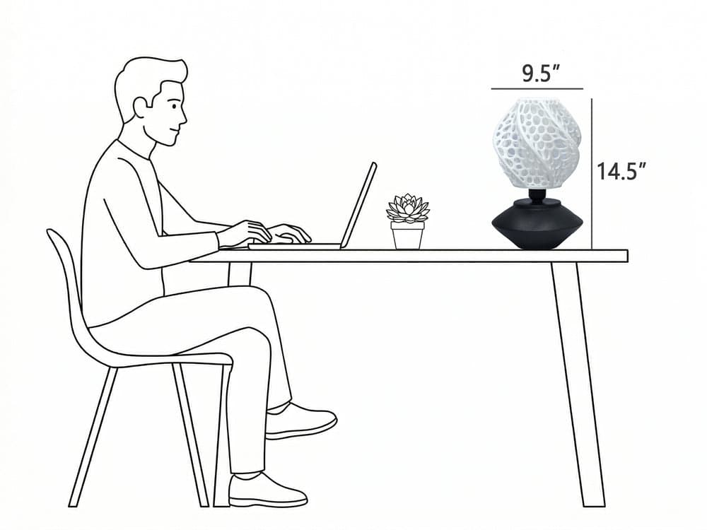 Fractis Orbit Table Lamp