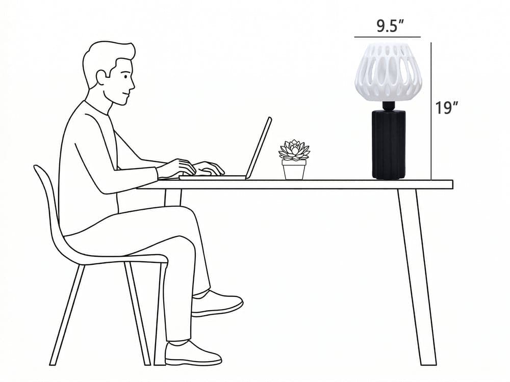 Domilla Rib Table Lamp