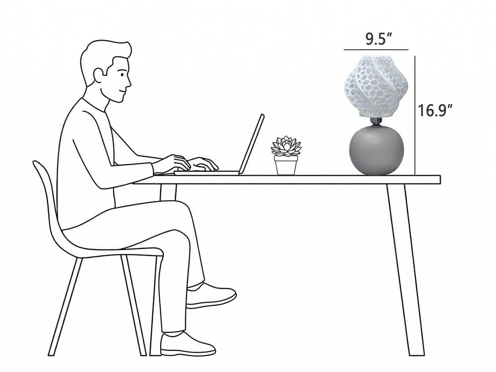 Fractis Puff Table Lamp