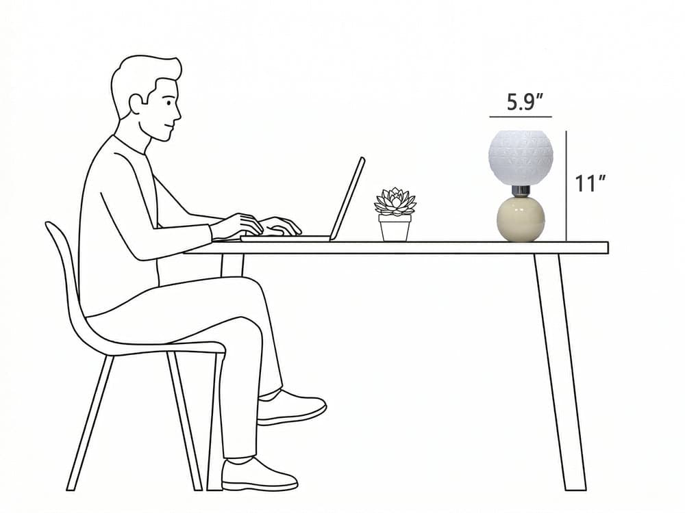 Asanora Opal Table Lamp