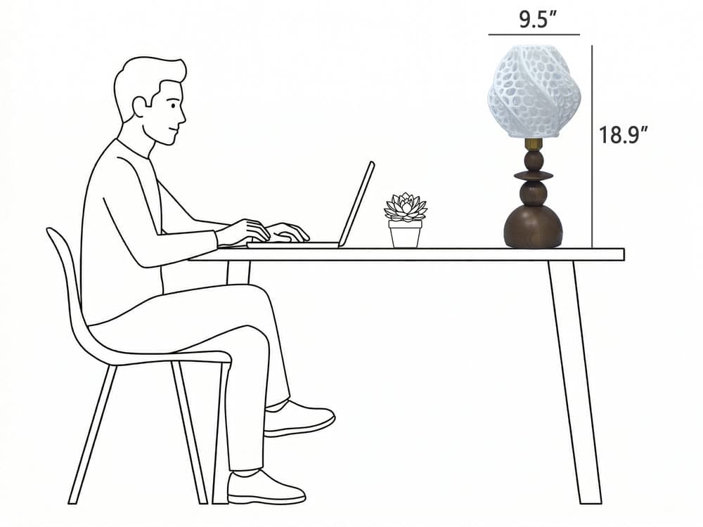 Fractis Pebble Table Lamp