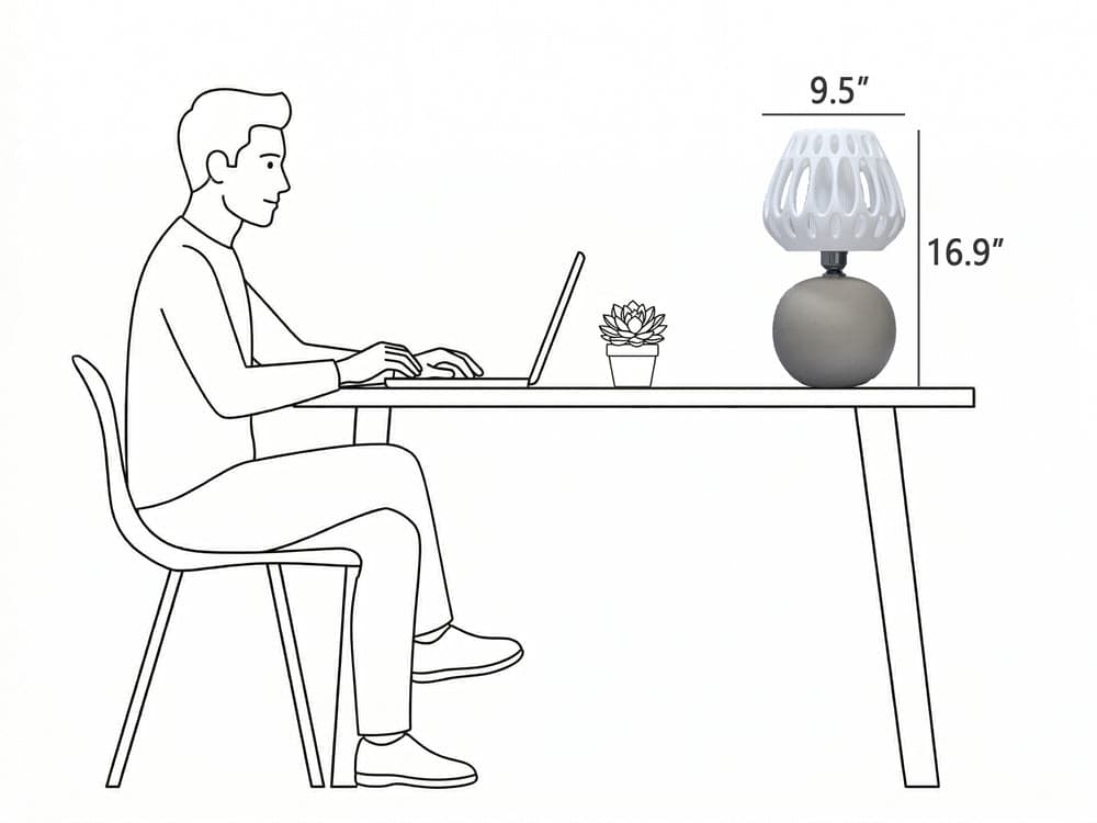 Domilla Puff Table Lamp