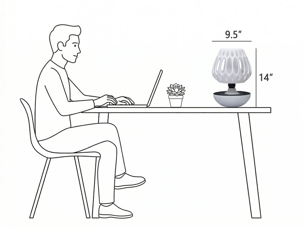 Domilla Crater Table Lamp